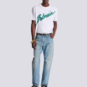 Balmain White T Shirt