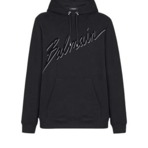 balmain black hoodie
