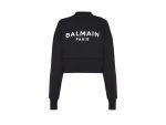 balmain cropped sweatshirt