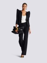 Balmain Draped Satin Top