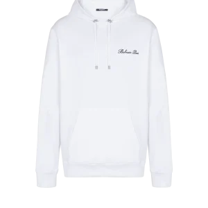 balmain black and white hoodie