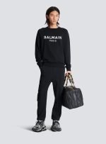 balmain black sweatshirt
