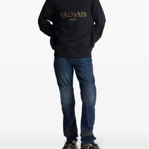 Balmain crewneck sweatshirt back view USA