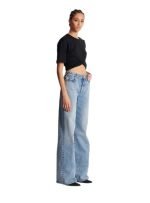 Balmain Jean Skirt Back View