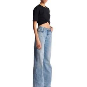 Balmain Jean Skirt Back View