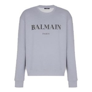 Balmain logo sweatshirt front view