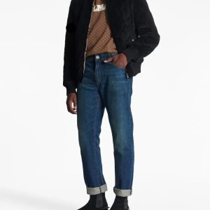 Back view jeans Balmain biker