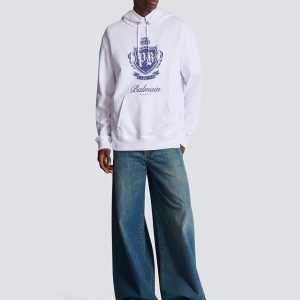 Back view of Balmain Decarnin Hoodie