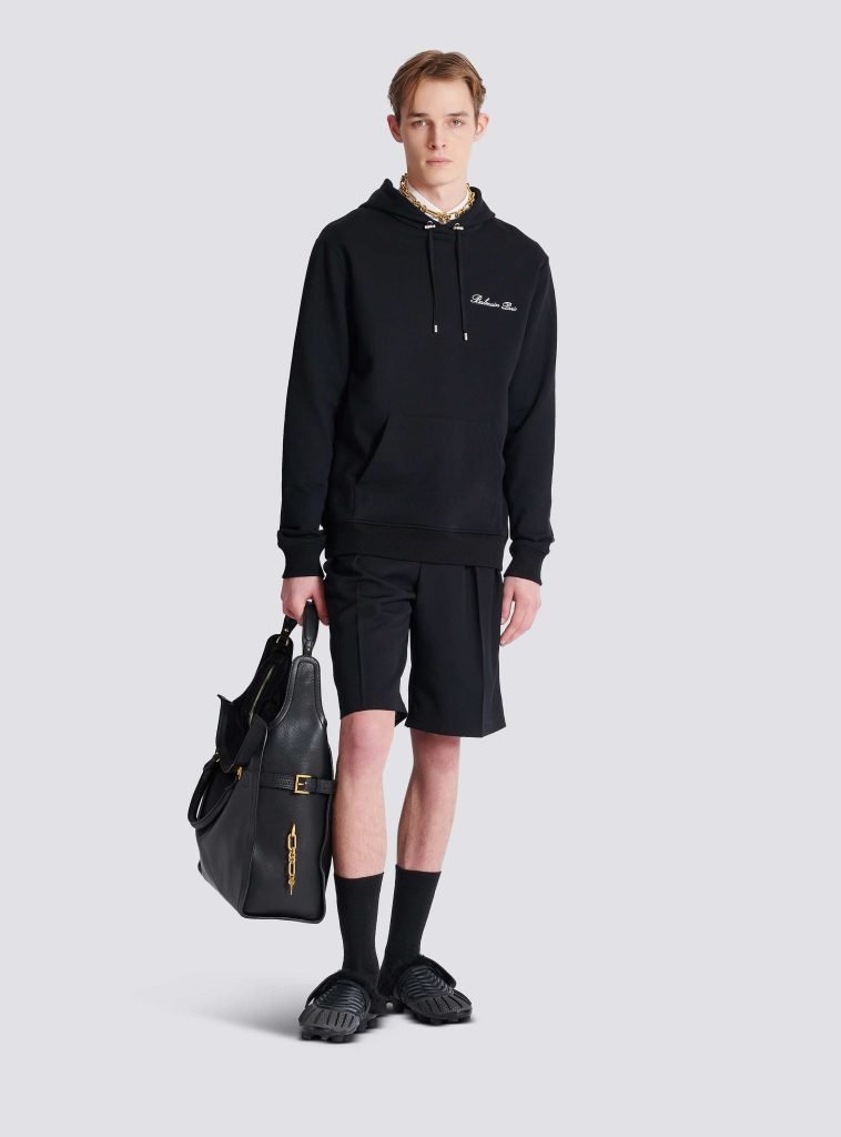 What Is Balmain? The Complete Guide to the Luxury Brand Everyone Is Talking About 2 balmain evian hoodie.
