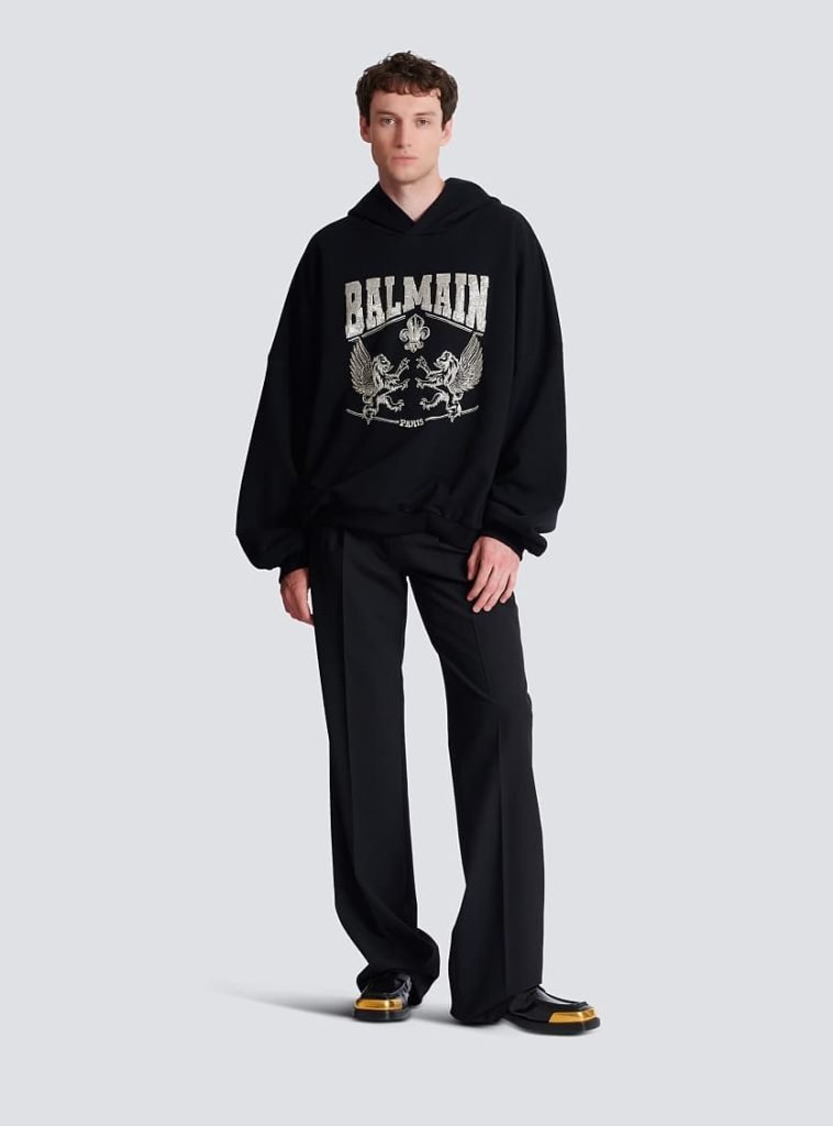 A Boogie Balmain – The Ultimate Luxury Streetwear Style in the US 2 balmain graffiti hoodie