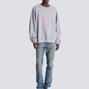 back view of balmain grey sweatshirt