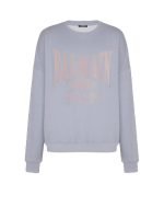 front view of balmain grey sweatshirt
