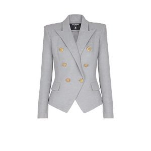 balmain jacket ladies front view