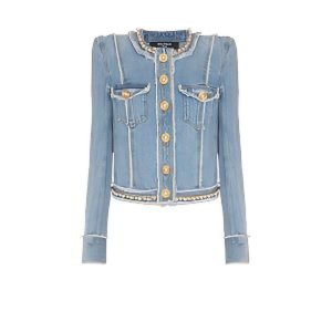 balmain jacket women front view