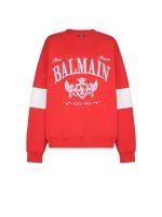 front view of balmain monogram sweatshirt