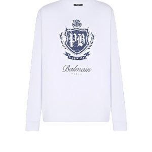 balmain paris men’s sweatshirt front view