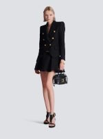 back view of denim Balmain jacket
