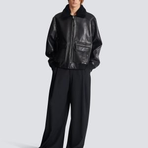 jacket balmain back view menjacket balmain back view men
