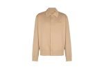 mens balmain biker jacket front view leather