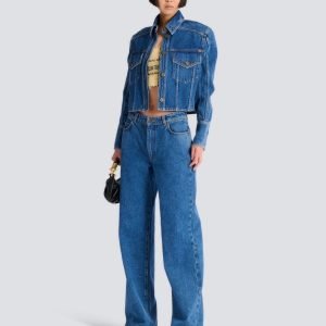 balmain jacket jeans