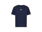 Balmain logo-embroidered crew-neck T-shirt front view with stitched logo