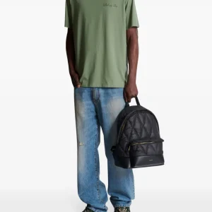 Balmain PB crew-neck T-shirt back view plain cotton design