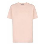 Balmain vintage-logo-embroidered t-shirt front view
