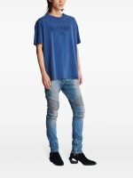 Balmain logo-tag T-shirt back view cotton designer tee shirt