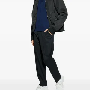 Balmain polo-collar t-shirt back view designer cotton shirt