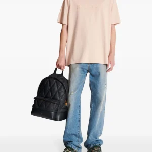 Balmain vintage-logo-embroidered t-shirt back view