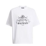 Balmain printed Balmain Vine T-shirt front view with vine graphic and logo print