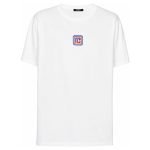 Balmain PB crew-neck T-shirts front view with PB logo and crew-neck cotton design