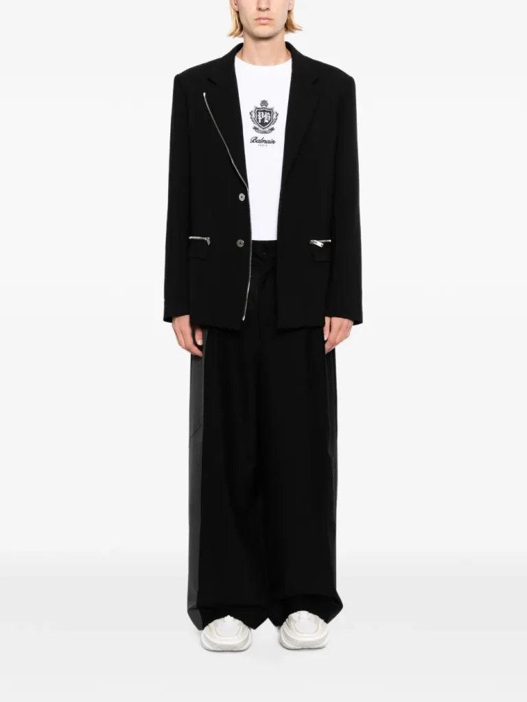 What Is Balmain? A Complete Guide to the Luxury Fashion Brand In USA 2 Balmain University Contrast T-shirt