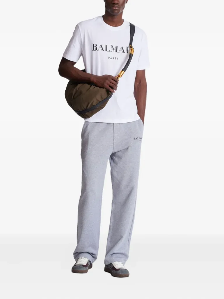 How Much Is Balmain? Luxury Fashion Pricing Guide in the US 4 Balmain embroidered Paris T-shirt