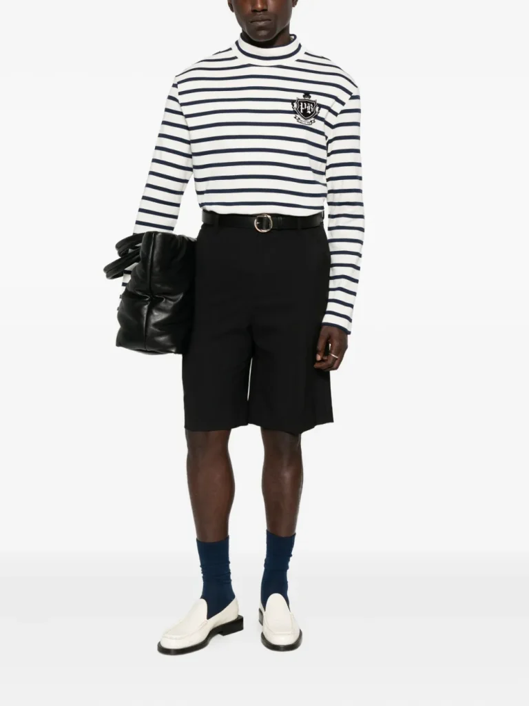 What Is Balmain? A Complete Guide to the Luxury Fashion Brand In USA 3 Balmain striped long-sleeve T-shirt