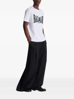 replica balmain t shirt back view simple design
