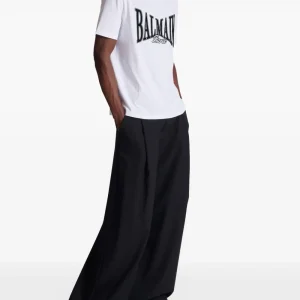 replica balmain t shirt back view simple design