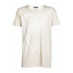Balmain eagle-print T-shirt front view featuring signature eagle graphic print on premium cotton fabric