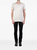 Balmain eagle-print T-shirt back view showing rear design and premium cotton construction