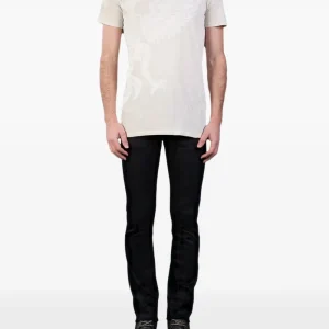 Balmain eagle-print T-shirt back view showing rear design and premium cotton construction