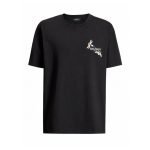 Balmain embroidered Balmain Insect T-shirt front view with embroidered insect detail on premium cotton fabric