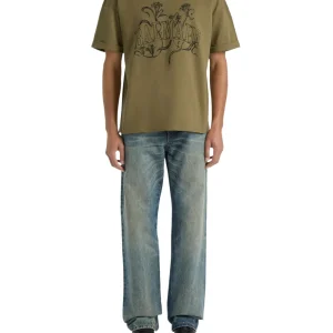 Balmain printed Balmain Bloom T-shirt back view showing rear design and garment details