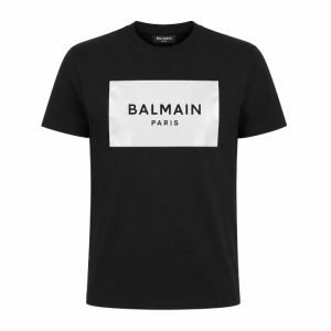 Balmain Black logo T-Shirt