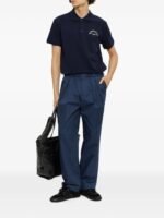 Balmain logo-print cotton polo shirt
